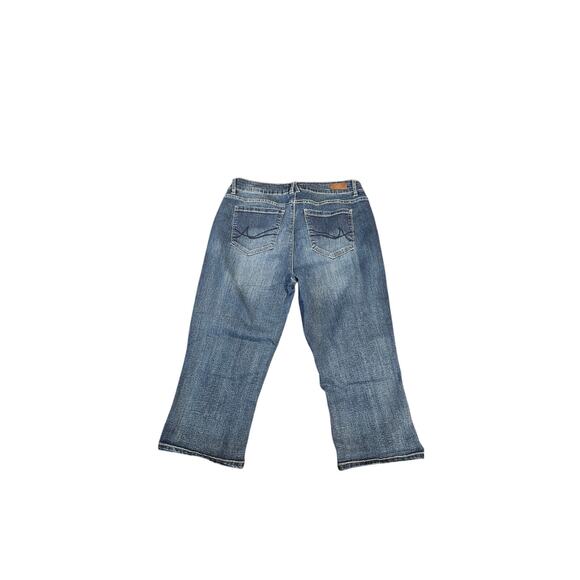 Angels Cropped Capri Stretch Denim Jeans - Picture 5 of 5